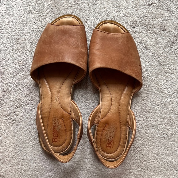 Born Shoes - Clearance - Born Trang Leather Slingback Sandal